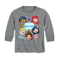 thumbnail image 1 of Disney Emoji - Princess Girl Talk - Toddler And Youth Long Sleeve Graphic T-Shirt, 1 of 5