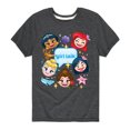 thumbnail image 1 of Disney Emoji - Princess Girl Talk - Toddler And Youth Short Sleeve Graphic T-Shirt, 1 of 5