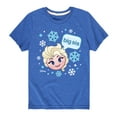 thumbnail image 1 of Disney Emoji - Sis Big Elsa - Toddler And Youth Short Sleeve Graphic T-Shirt, 1 of 5