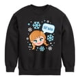 thumbnail image 1 of Disney Emoji - Sis Lil Anna - Toddler And Youth Crewneck Fleece Sweatshirt, 1 of 5