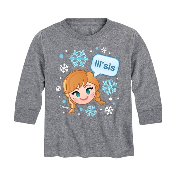 Disney Emoji - Sis Lil Anna - Toddler And Youth Long Sleeve Graphic T-Shirt
