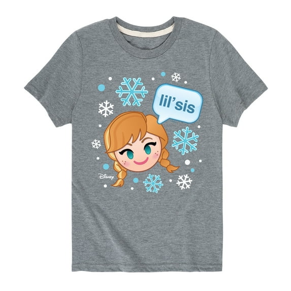 Disney Emoji - Sis Lil Anna - Toddler And Youth Short Sleeve Graphic T-Shirt