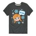 thumbnail image 1 of Disney Emoji - Sis Lil Anna - Toddler And Youth Short Sleeve Graphic T-Shirt, 1 of 5