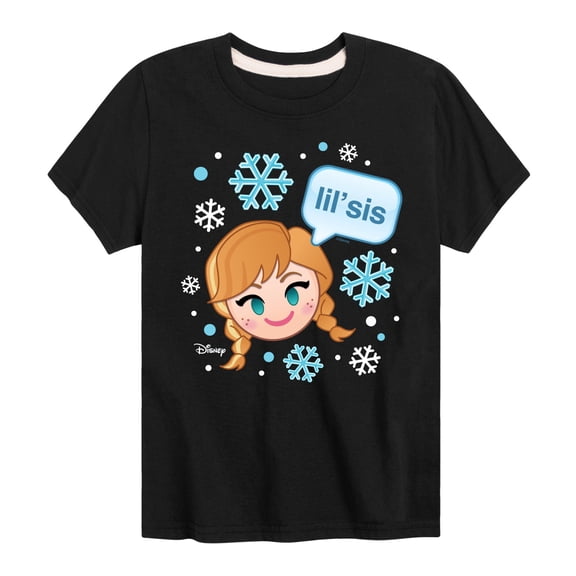 Disney Emoji - Sis Lil Anna - Toddler And Youth Short Sleeve Graphic T-Shirt