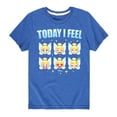 thumbnail image 1 of Disney Emoji - Today I Feel Tinkerbell Design - Toddler And Youth Short Sleeve Graphic T-Shirt, 1 of 5