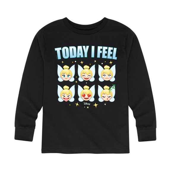 Disney Emoji - Today I Feel - Toddler And Youth Long Sleeve Graphic T-Shirt