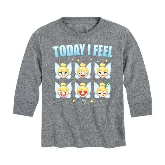 Disney Emoji - Today I Feel - Toddler And Youth Long Sleeve Graphic T-Shirt