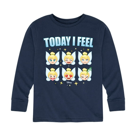 Disney Emoji - Today I Feel - Toddler And Youth Long Sleeve Graphic T-Shirt