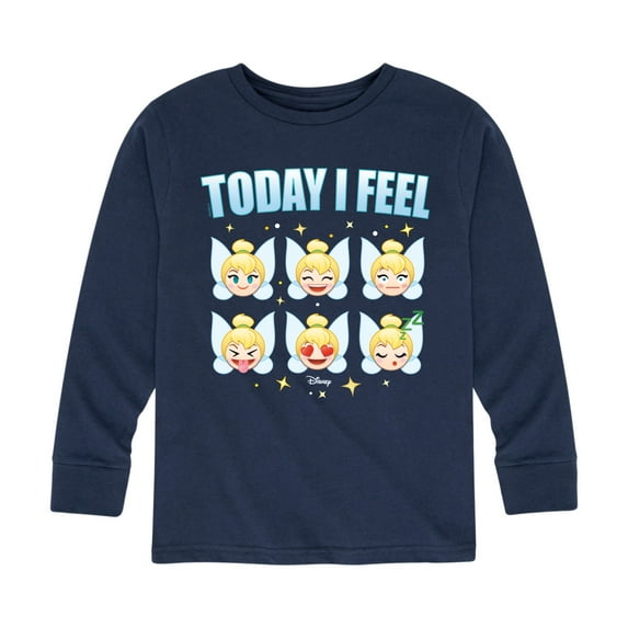 Disney Emoji - Today I Feel - Toddler And Youth Long Sleeve Graphic T-Shirt