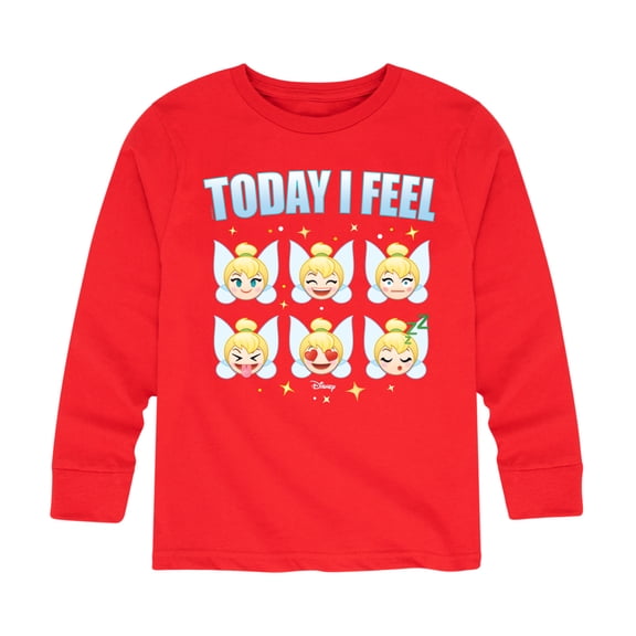 Disney Emoji - Today I Feel - Toddler And Youth Long Sleeve Graphic T-Shirt