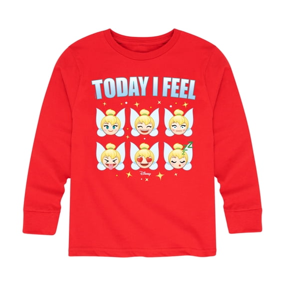 Disney Emoji - Today I Feel - Toddler And Youth Long Sleeve Graphic T-Shirt