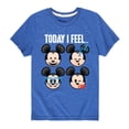 thumbnail image 1 of Disney Emoji - Today I Feel - Toddler And Youth Short Sleeve Graphic T-Shirt, 1 of 5