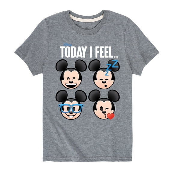 Disney Emoji - Today I Feel - Toddler And Youth Short Sleeve Graphic T-Shirt