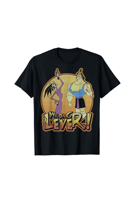 Disney Emperors New Groove Kronk And Esma Wrong Lever T-Shirt