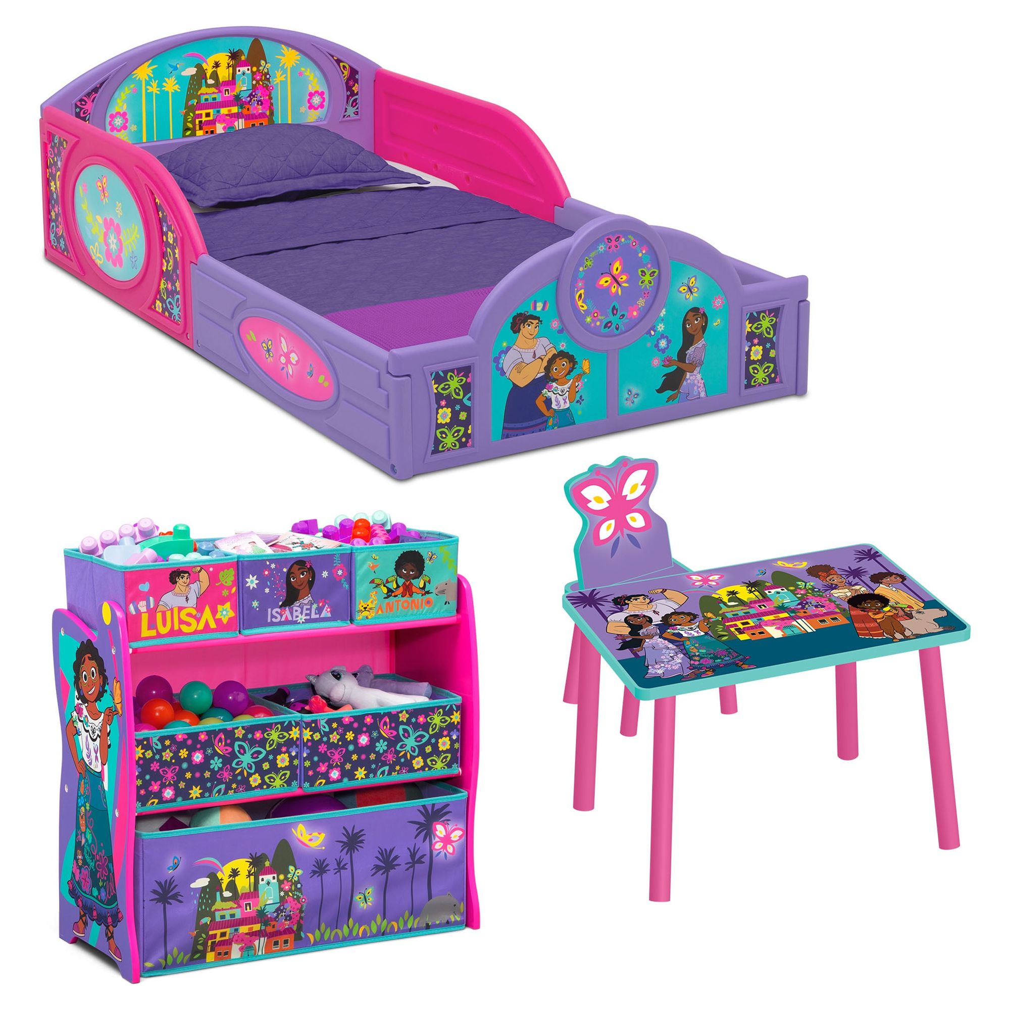 Disney Encanto 4-Piece Room-in-a-Box - Bedroom Set by Delta Children - image 1 of 20