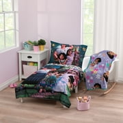 Disney Encanto 5-Piece Toddler Bedding & Blanket Bundle, Toddler Bed, Girl, Purple, Polyester