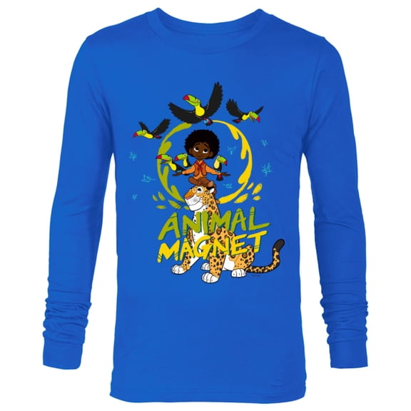 Disney Encanto Antonio Animal Magnet - Long Sleeve T-Shirt for Men - Customized-Navy