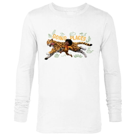 Disney Encanto Antonio Madrigal Jaguar Going Places - Long Sleeve T-Shirt for Men - Customized-White