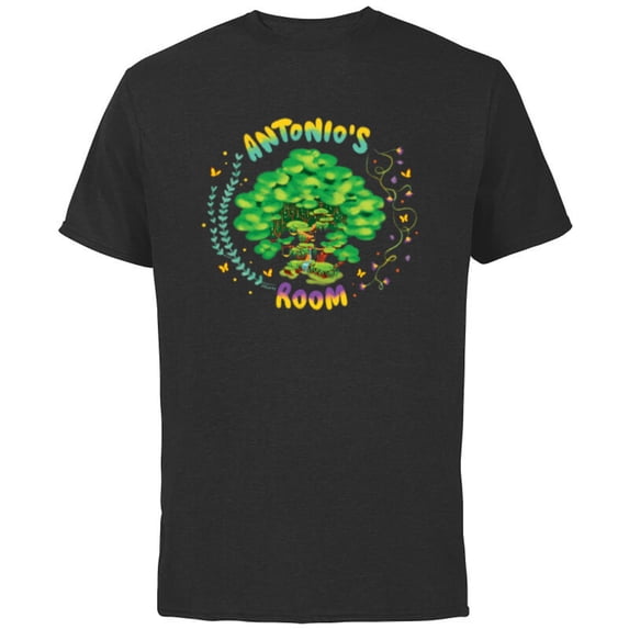 Disney Encanto Antonio’s Room Madrigal Jungle Tree House - Short Sleeve Cotton T-Shirt for Adults - Customized-Black