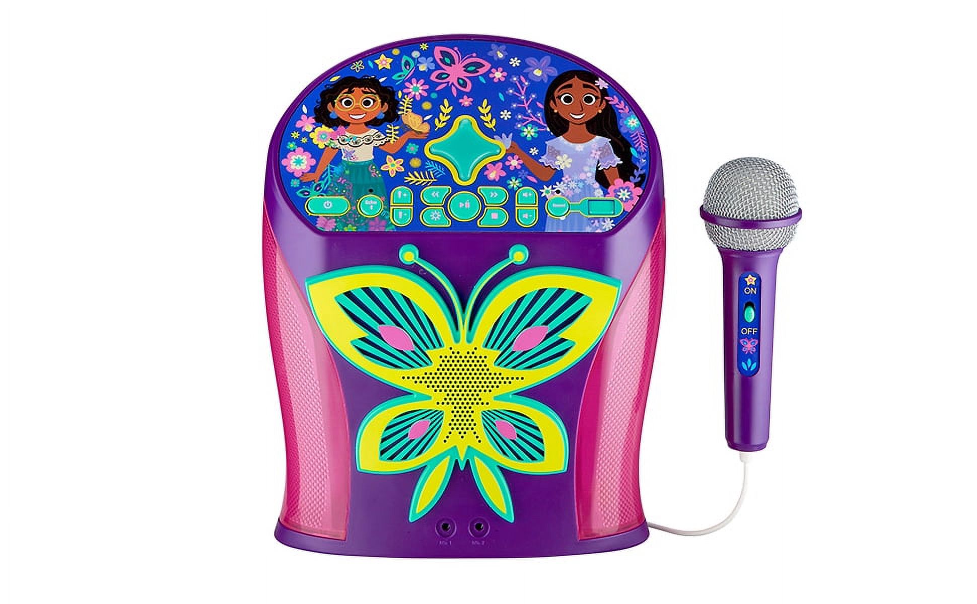 Disney Encanto Bluetooth Karaoke with EZ Link Technology. USB Expansion Port to Store / Record. - image 1 of 8