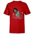 thumbnail image 1 of Disney Encanto Bruno Flowers & Plants Easter Magical Spring - Short Sleeve T-Shirt for Kids - Customized-Red, 1 of 5