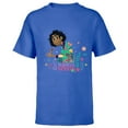 thumbnail image 1 of Disney Encanto Bruno Flowers & Plants Easter Magical Spring - Short Sleeve T-Shirt for Kids - Customized-Royal, 1 of 5