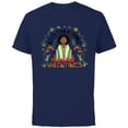 thumbnail image 1 of Disney Encanto Bruno Love Let’s Talk About Valentine’s Day - Short Sleeve Cotton T-Shirt for Adults - Customized-Navy, 1 of 5