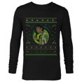 thumbnail image 1 of Disney Encanto Bruno Madrigal Ugly Christmas Sweater - Long Sleeve T-Shirt for Men - Customized-Black, 1 of 5
