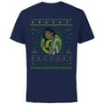 thumbnail image 1 of Disney Encanto Bruno Madrigal Ugly Christmas Sweater - Short Sleeve Cotton T-Shirt for Adults - Customized-Navy, 1 of 5