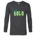 thumbnail image 1 of Disney Encanto Bruno Safe Zone I Roll Solo - Long Sleeve T-Shirt for Men - Customized-Charcoal Heather, 1 of 5