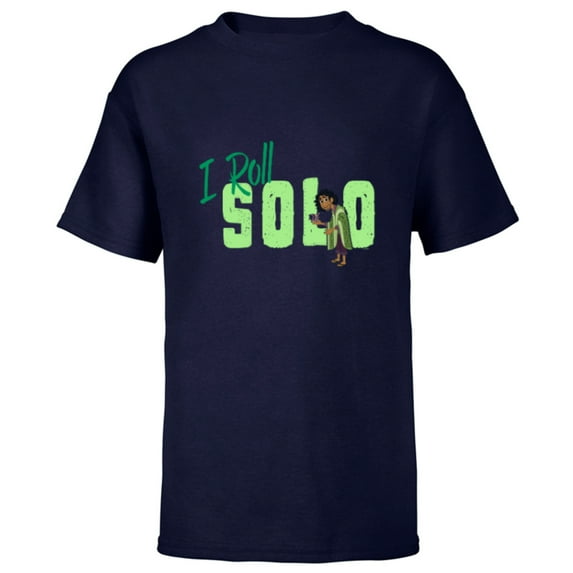 Disney Encanto Bruno Safe Zone I Roll Solo - Short Sleeve T-Shirt for Kids - Customized-Navy