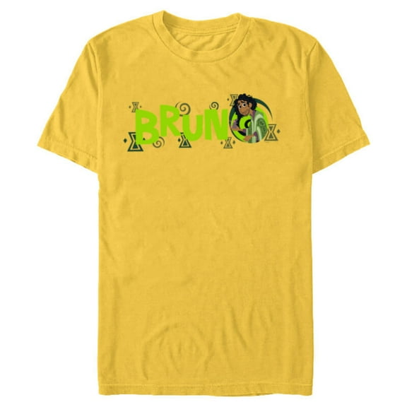 Disney Encanto Bruno Tropical - Short Sleeve Blended T-Shirt for Adults - Customized-Yellow