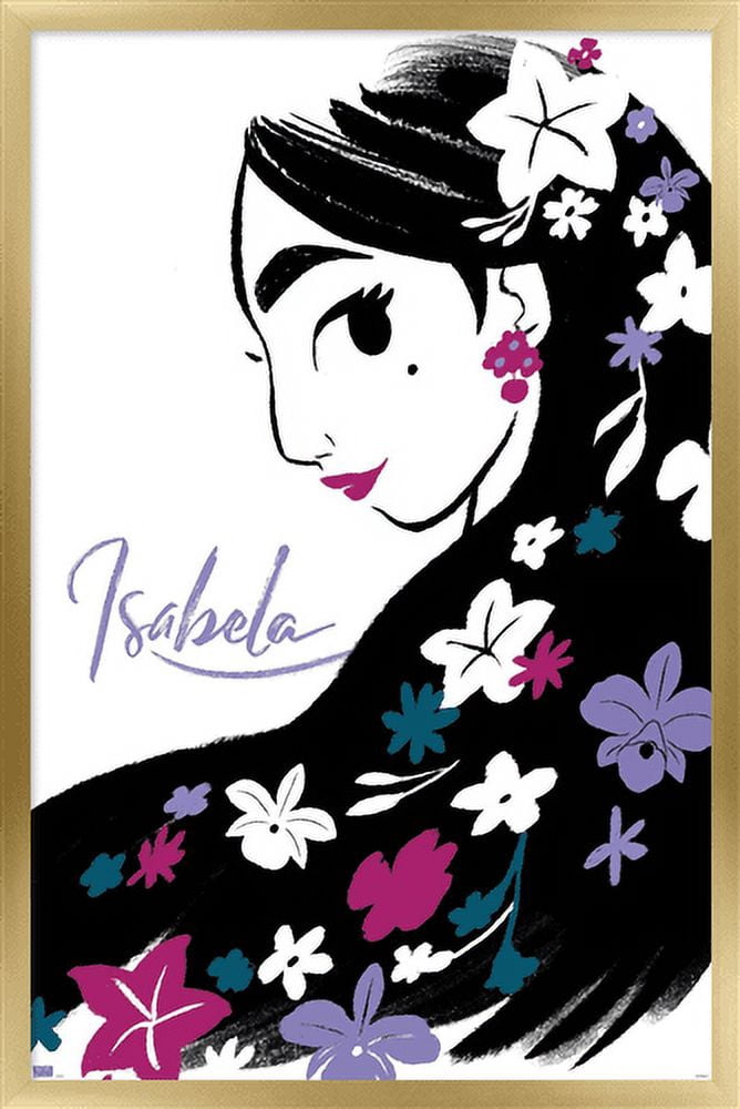 Disney Encanto - Brush Stroke Wall Poster, 22.375" x 34", Framed