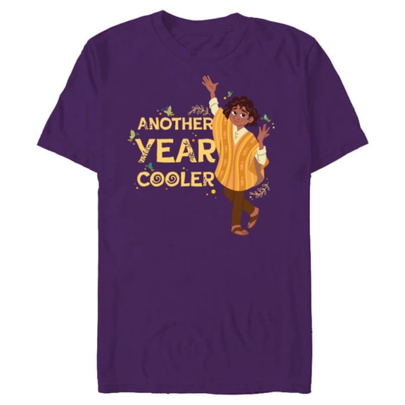 Disney Encanto Camilo Madrigal Another Year Cooler Birthday - Short Sleeve Blended T-Shirt for Adults - Customized-Purple