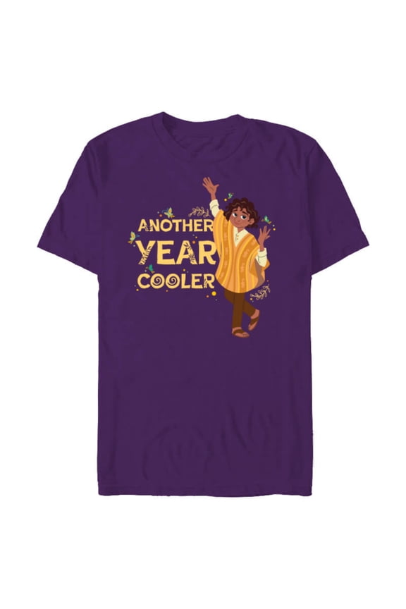 Encanto Camilo Madrigal Another Year Cooler Birthday - Short Sleeve Blended T-Shirt for Adults - Customized-Purple
