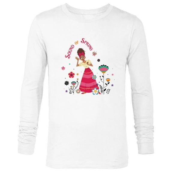 Disney Encanto Dolores Easter Flowers Sound of Spring - Long Sleeve T-Shirt for Men - Customized-White