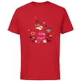 thumbnail image 1 of Disney Encanto Dolores Easter Flowers Sound of Spring - Short Sleeve Cotton T-Shirt for Adults - Customized-Red, 1 of 5