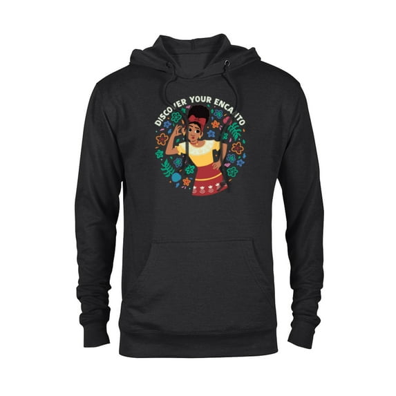 Disney Encanto Dolores Madrigal Discover Your Encanto - Pullover Hoodie for Adults - Customized-Black