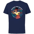 thumbnail image 1 of Disney Encanto Dolores Madrigal Discover Your Encanto - Short Sleeve Cotton T-Shirt for Adults - Customized-Navy, 1 of 5