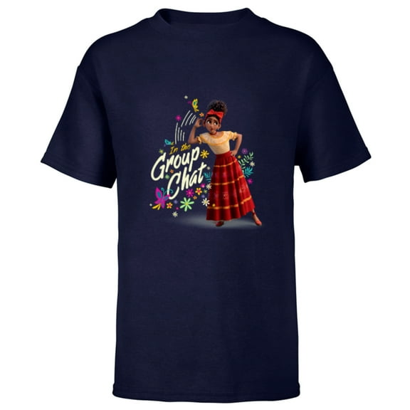 Disney Encanto Dolores - Short Sleeve T-Shirt for Kids - Customized-Navy
