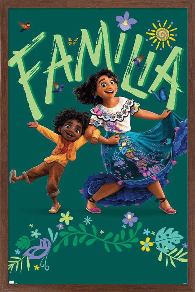 Disney Encanto - Duo Wall Poster, 14.725" x 22.375", Framed