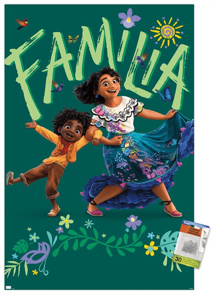 Disney Encanto - Duo Wall Poster with Pushpins, 22.375" x 34"