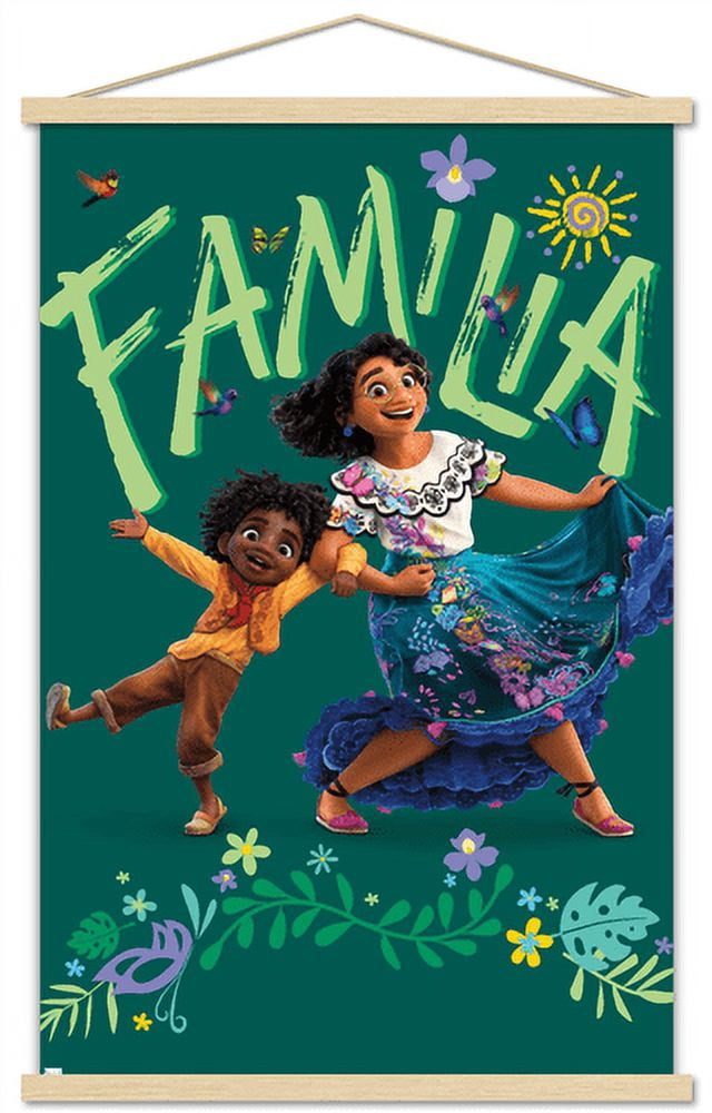 Disney Encanto - Duo Wall Poster with Wooden Magnetic Frame, 22.375" x 34"