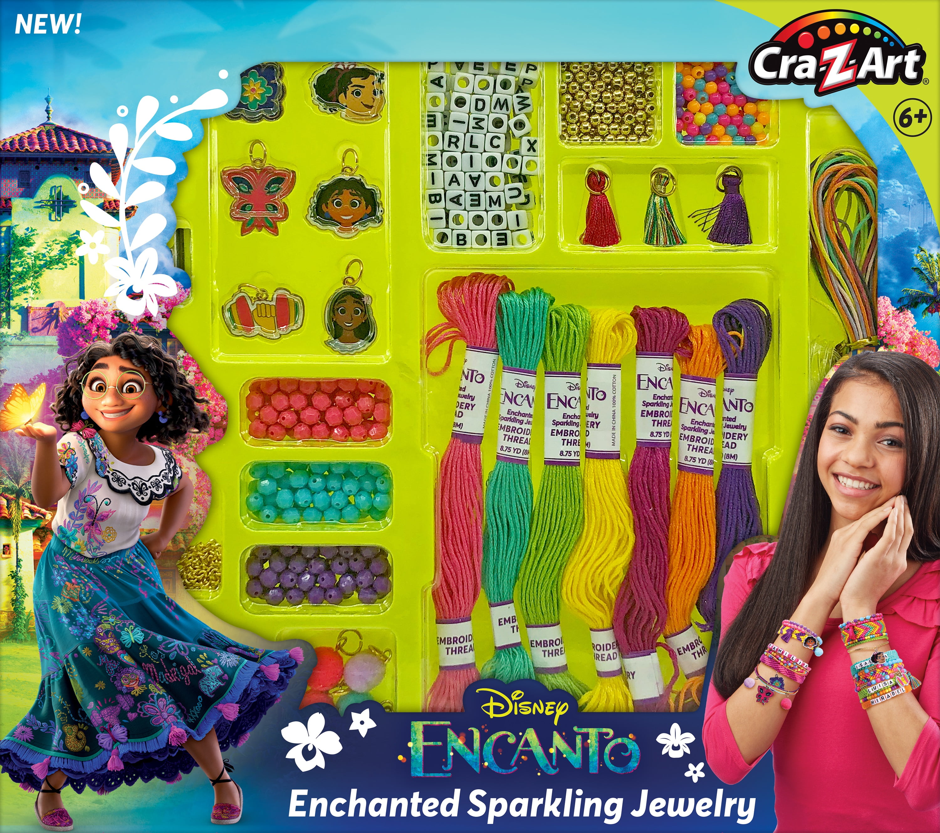 Disney Encanto Enchanted Sparkling Jewelry Bracelet Kit, Mixed