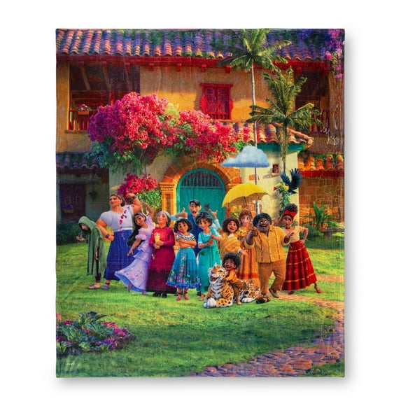 Disney Encanto Family Portrait Silk-Touch Throw Blanket | 50 x 60 Inches