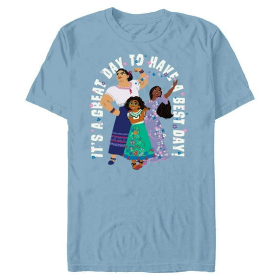 Disney Encanto Family Trip Group Best Vacation Together - Short Sleeve Blended T-Shirt for Adults - Customized-Ocean Blue