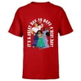 thumbnail image 1 of Disney Encanto Family Trip Group Best Vacation Together - Short Sleeve T-Shirt for Kids - Customized-Red, 1 of 5