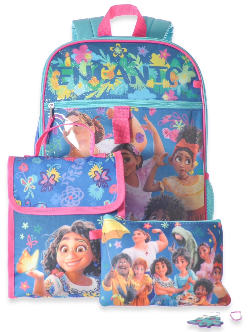 Disney Encanto Girls' 5-Piece Backpack Lunchbox Set - purple/multi, one size