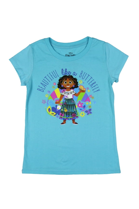 Disney Encanto Girls' Mirabel Beautiful Like A Butterfly Kids T-Shirt Tee