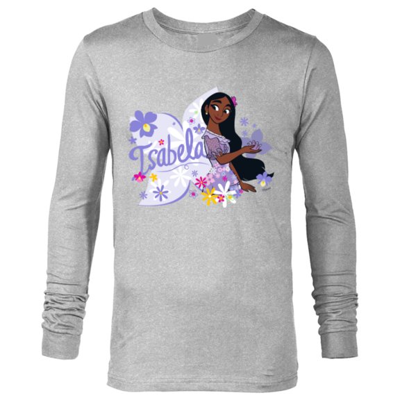 Disney Encanto Isabela Blooms - Long Sleeve T-Shirt for Men – Customized-Athletic Heather